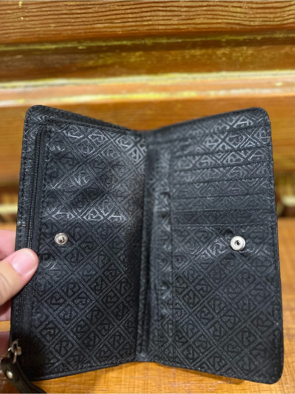 Kim Rogers Black Wallet